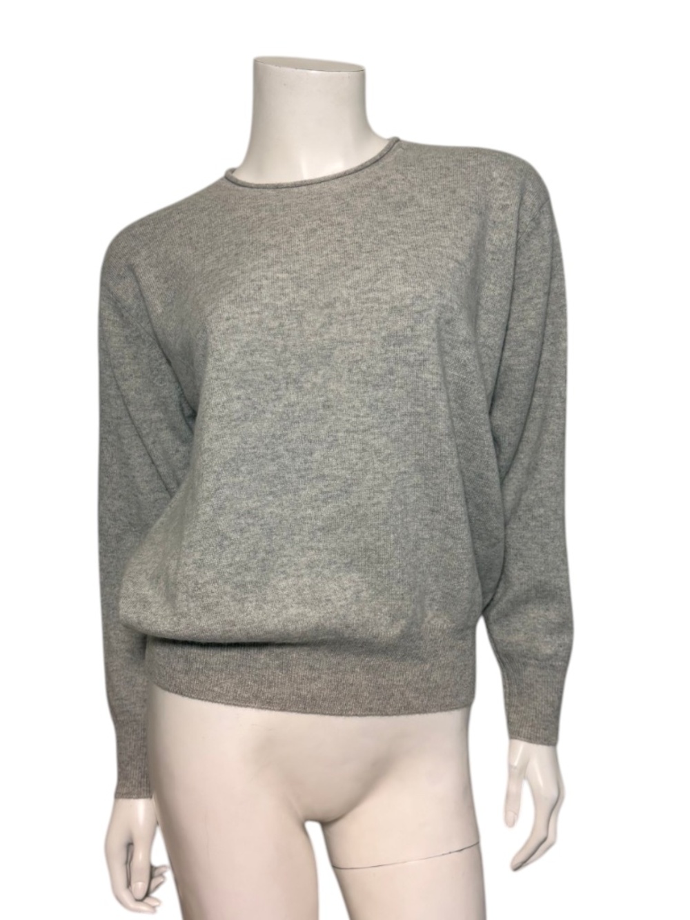 DEMYLEE Coco Cashmere Sweater in H. Grey Size XS